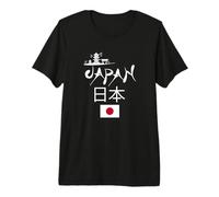 I Love Japan Culture, Enjoy Cool Japan Red-Crowned Crane Camiseta Premium