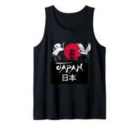 I Love Japan Culture, Enjoy Cool Japan Red-Crowned Crane Camiseta sin Mangas