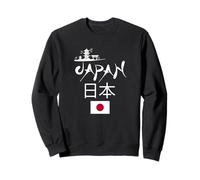I Love Japan Culture, Enjoy Cool Japan Red-Crowned Crane Sudadera