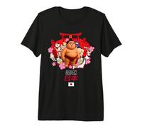 I Love Japan, Cute Japanese Sumo Wrestling Character Graphic Camiseta Premium