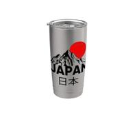 I Love Japan Graphic Tee Shirts, Enjoy Cool Japan Mount Fuji Vaso térmico de acero inoxidable de doble pared
