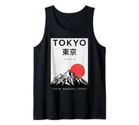 I Love Japan Naturaleza Y Cultura, Tokyo Japón Diseño Gráfico Camiseta sin Mangas