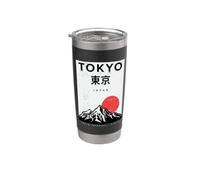 I Love Japan Naturaleza Y Cultura, Tokyo Japón Diseño Gráfico Vaso térmico de acero inoxidable de doble pared