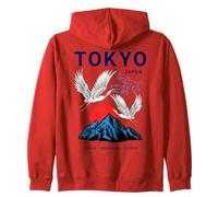 I Love Japan Nature and Culture, Tokyo Japan Graphic Design Sudadera con Capucha