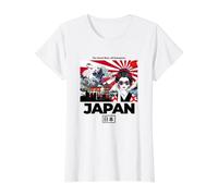 I Love Japan, This is Japan Culture, Japan Fashion Graphic Camiseta gráfica económica, Mujer, Blanco, L