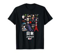 I Love Japan, Wonderful Japan Childish Culture Doodles Camiseta