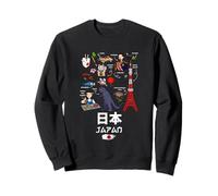 I Love Japan, Wonderful Japan Childish Culture Doodles Sudadera