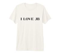 I Love JB Shirt Y2k 2010s White Camiseta Premium