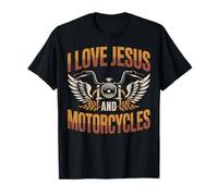 I Love Jesus And Motorcycles Camiseta