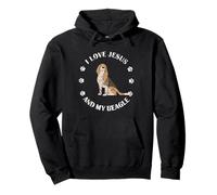 I Love Jesus and my Beagle - Regalo para Amantes del Beagle Sudadera con Capucha