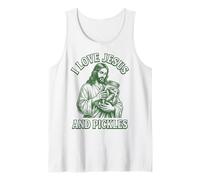 I Love Jesus and Pickles Camiseta sin Mangas