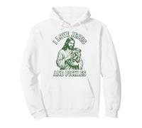 I Love Jesus and Pickles Sudadera con Capucha