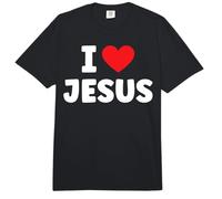 I Love Jesus Christian Bible Heart Jesucristo Creyente Dios Comfort Colors Adult Heavyweight T-Shirt