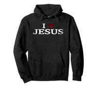 I Love Jesús Fe Amor Sudadera con Capucha