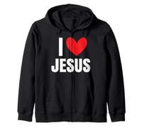 I Love Jesus Nombre Personalizado Hombres Dios BFF Amigo Biblia Orar Sudadera con Capucha