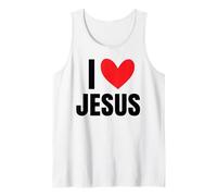 I Love Jesus Nombre Personalizado Hombres Guy BFF Amigo Corazón Dios Camiseta sin Mangas