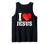 I Love Jesus T-Shirt Camiseta sin Mangas