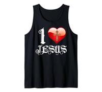 I Love Jesus T-Shirt Camiseta sin Mangas