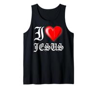 I Love Jesus T-Shirt Camiseta sin Mangas
