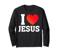 I Love Jesus T-Shirt Manga Larga