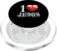 I Love Jesus T-Shirt PopSockets PopGrip para MagSafe
