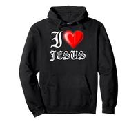 I Love Jesus T-Shirt Sudadera con Capucha