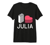 I Love Julia Nombre Personalizado Julia Camiseta Premium