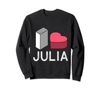 I Love Julia Nombre Personalizado Julia Sudadera