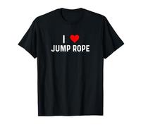 I Love Jump Rope - Saltador de Cuerda con Forma de corazón Camiseta
