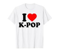I Love K-Pop Shirt, I Heart K-Pop Y2k Trendy Camiseta