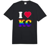 I Love Kansas City - Gay Lesbianas Rainbow Gay Pride Month Comfort Colors Adult Heavyweight T-Shirt
