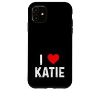 I Love Katie - Corazón - Angustiado Carcasa para iPhone 11