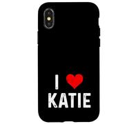 I Love Katie - Corazón - Angustiado Carcasa para iPhone X/XS