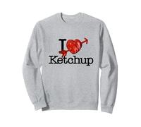 I Love Ketchup Salsa de Tomate Corazón Sudadera
