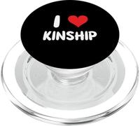 I Love Kinship - Corazón - Antropología Antropóloga PopSockets PopGrip para MagSafe