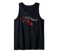 I Love Kizomba - Camisetas de baile para mujer, color oscuro Camiseta sin Mangas