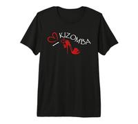 I Love Kizomba - Camisetas de Baile para Mujer - Oscuro Camiseta Premium