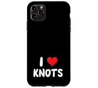 I Love Knots - Corazón - Nudo Atando Barco Barco Yate Marinero Carcasa para iPhone 11 Pro MAX