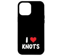 I Love Knots - Corazón - Nudo Atando Barco Barco Yate Marinero Carcasa para iPhone 12 Pro MAX