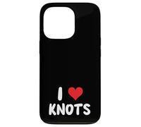 I Love Knots - Corazón - Nudo Atando Barco Barco Yate Marinero Carcasa para iPhone 13 Pro