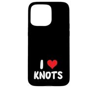 I Love Knots - Corazón - Nudo Atando Barco Barco Yate Marinero Carcasa para iPhone 15 Pro MAX