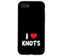 I Love Knots - Corazón - Nudo Atando Barco Barco Yate Marinero Carcasa para iPhone SE (2020) / 7/8