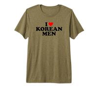 I Love Korean Men Camiseta Premium