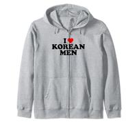 I Love Korean Men Sudadera con Capucha
