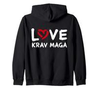 I Love Krav Maga Entrenamiento de autodefensa Arte de Lucha israelí Sudadera con Capucha