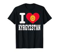 I Love Kyrgyzstan Corazón Souvenir Lovers Pride Travel Camiseta