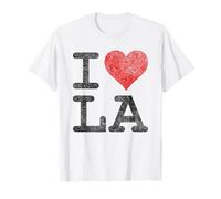 I LOVE LA L A LOS ANGELES CALIFORNIA Camiseta