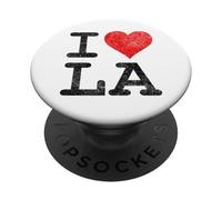 I Love LA L A LOS Angeles California PopSockets PopGrip Adhesivo