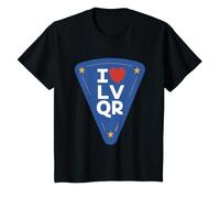 I Love La Vache Qui Rit Cheese Triangle Día de San Valentín Niños Camiseta