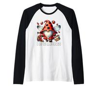 I Love Ladybugs Decor For Women And Girls Cute Spring Gnome Camiseta Manga Raglan